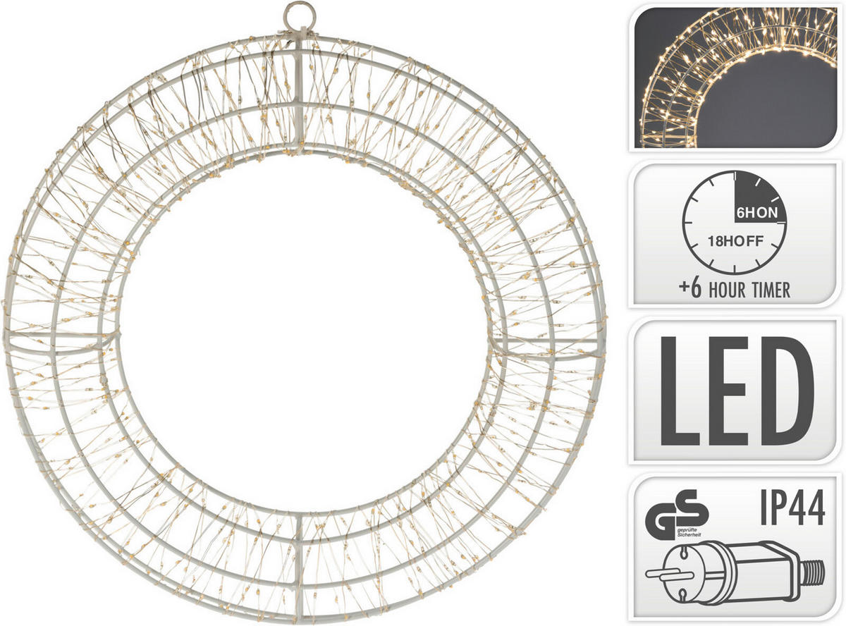 FIGURINĂ DE CRĂCIUN CU LED - Basics (50cm)