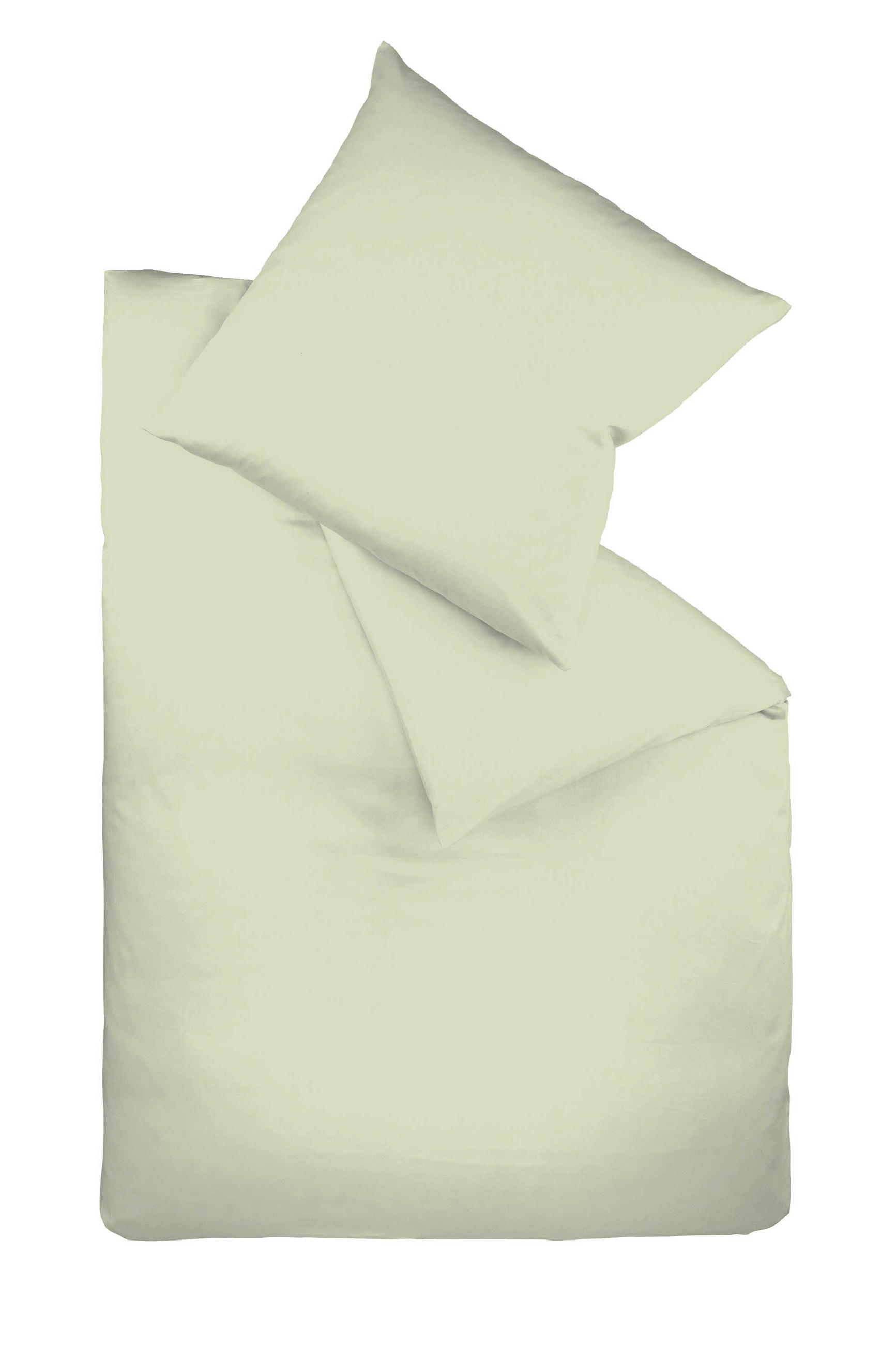 BETTWÄSCHE Satin 155/200 cm  - Jadegrün, Basics, Textil (155/200cm) - Fleuresse