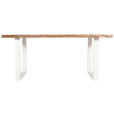 TISCHGESTELL in Metall 80/40/73 cm - Creme, Design, Metall (80/40/73cm) - Landscape