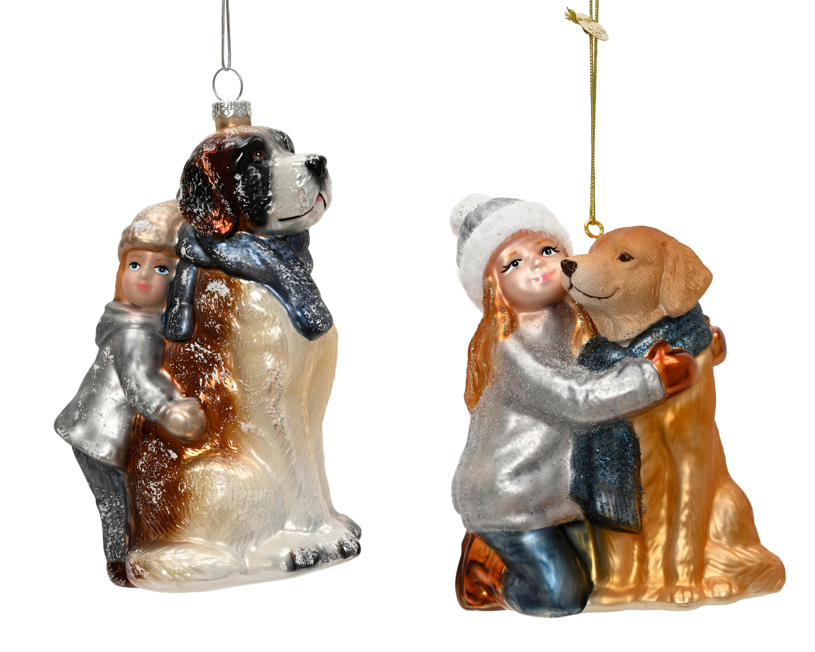 CHRISTBAUMKUGEL  - Multicolor, LIFESTYLE, Glas (10.1/6.7/15.4cm)