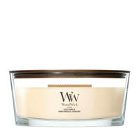 MIRISNA SVEĆA  svetloplava  - svetloplava, Osnovno, staklo/drvo (12/9/19cm) - WoodWick