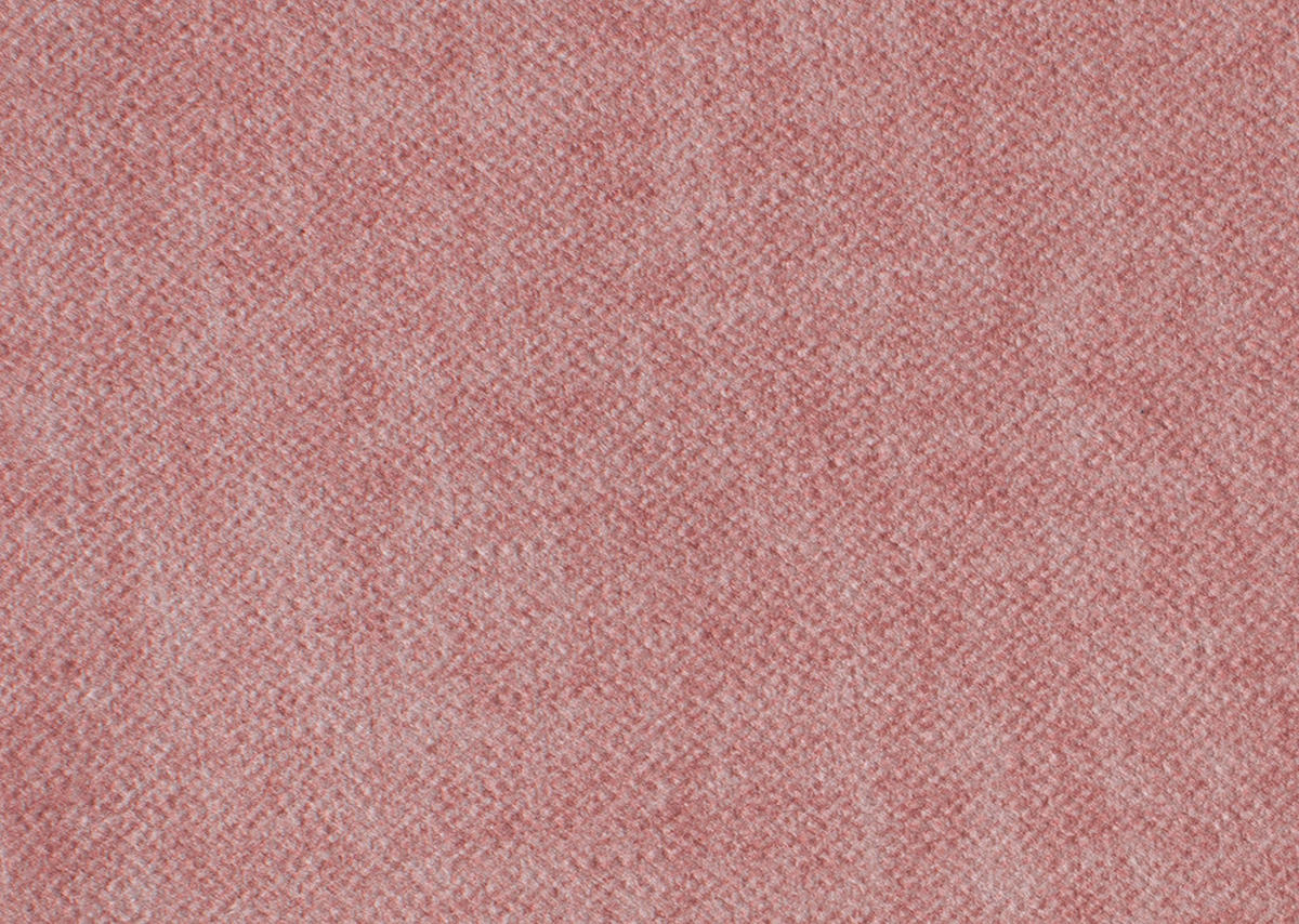 ECKSOFA in Velours Altrosa  - Schwarz/Altrosa, Design, Textil/Metall (153/283cm) - Valdera