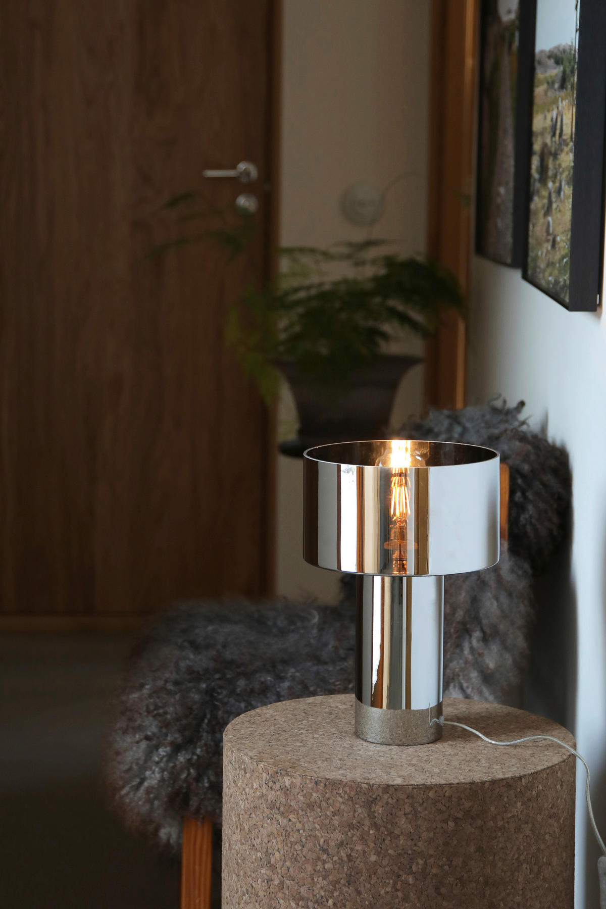 TISCHLEUCHTE Corin 22/32/22 cm  - Chromfarben, Basics, Glas (22/32/22cm) - Markslöjd