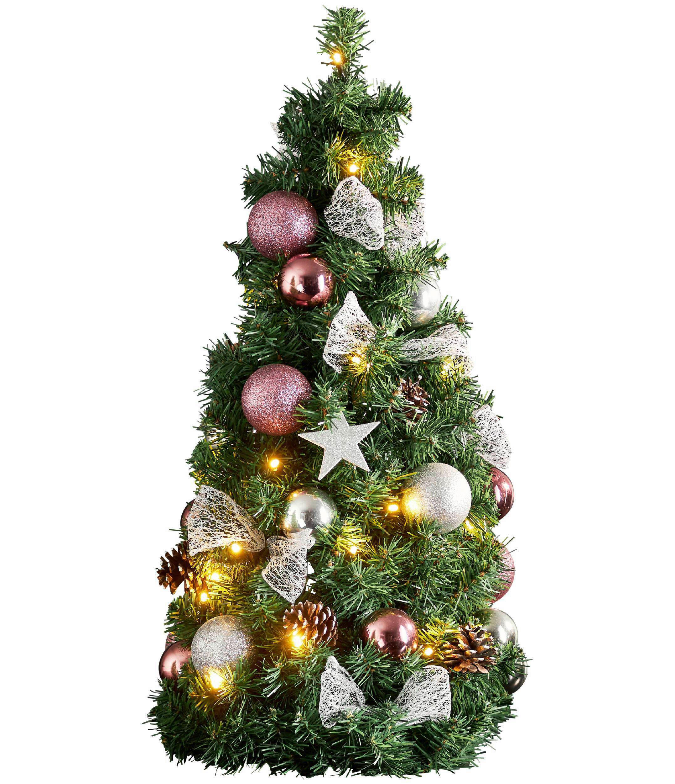 LED-DEKOLEUCHTE 34/65 cm   - Silberfarben/Rosa, Basics, Holz/Kunststoff (34/65cm) - Eglo