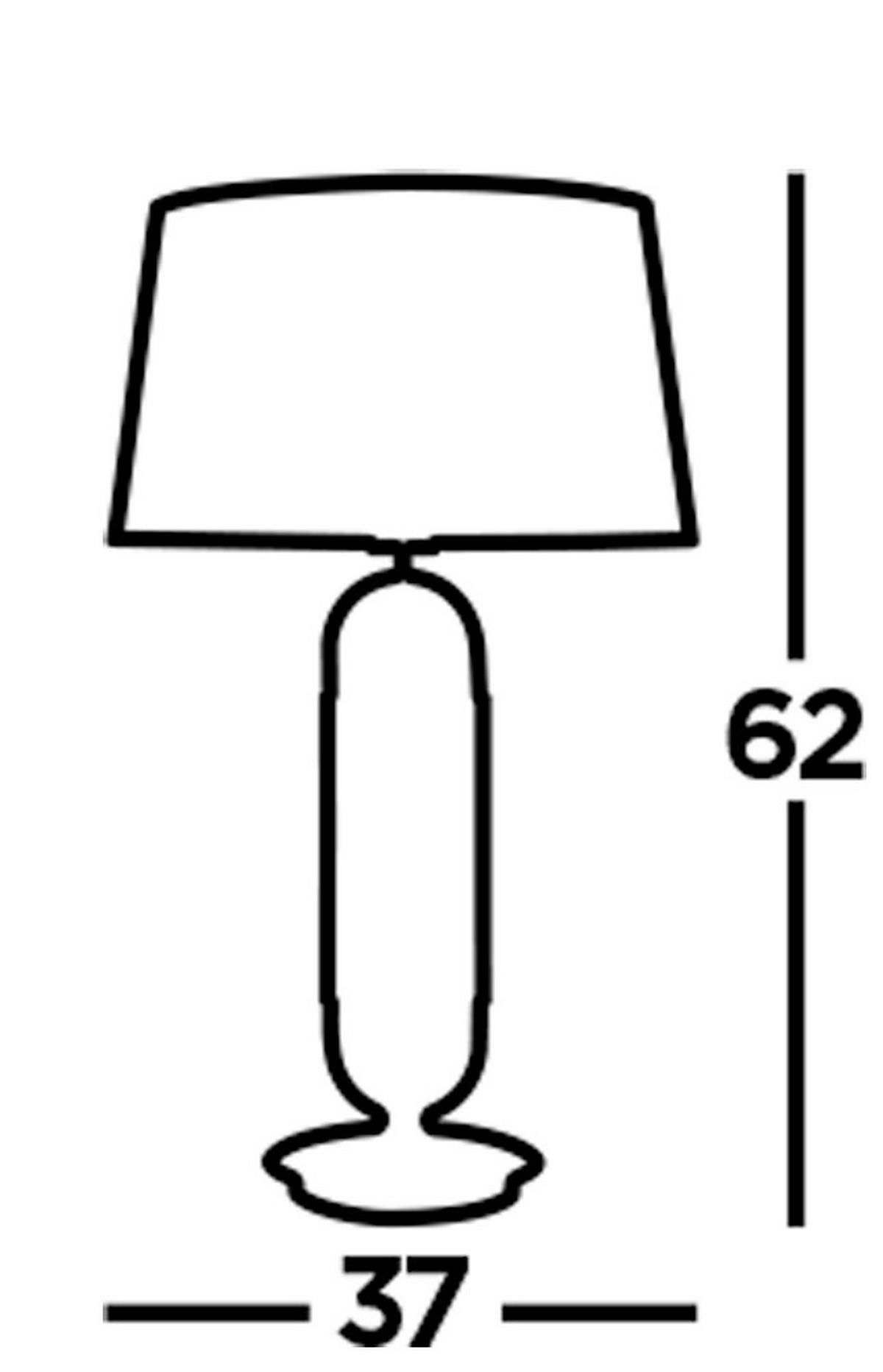 NAMIZNA SVETILKA  Jazz   37/37/63 cm          - srebrne barve/črna, Design, kovina/umetna masa (37/37/63cm)