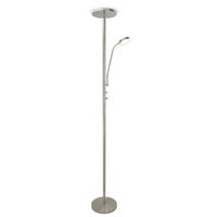 STOJACIA LED LAMPA, 26/180 cm  - niklová, Basics, kov/plast (26/180cm) - Novel