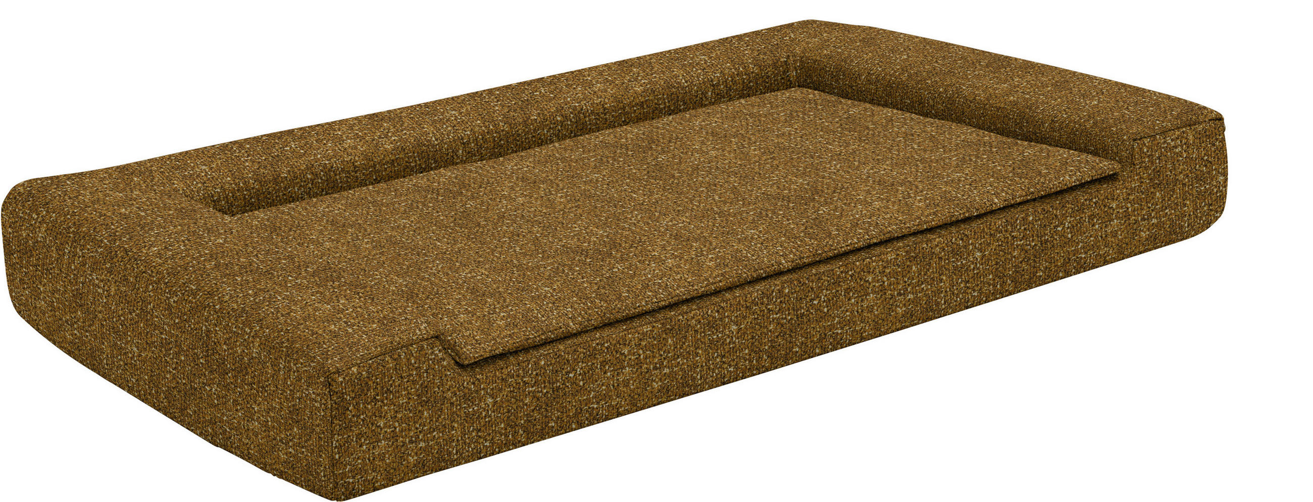 HUNDEBETT - Senfgelb, KONVENTIONELL, Textil (120/15/70cm) - Sedda