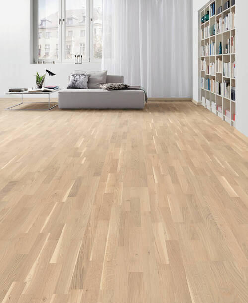 PARKETTBODEN Living by HARO PARKETT 2500 SB  per  m² - Hellbraun, Basics, Holzwerkstoff (18/220cm) - Living by HARO