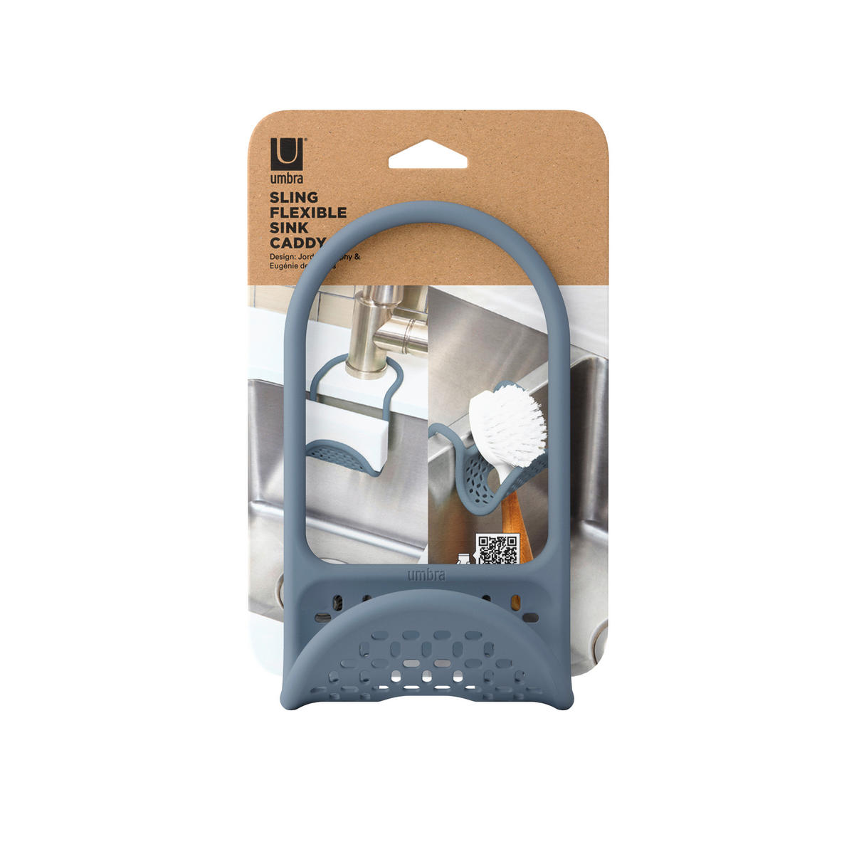 ORGANIZATOR ZA PRANJE SUDOVA  - pastelno plava, Osnovno, metal/plastika (26/11/1cm) - Umbra