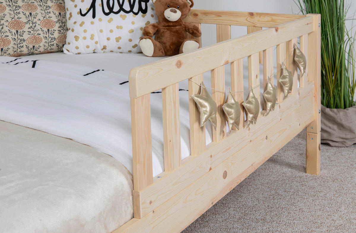 HAUSBETT 90/200 cm Naturfarben  - Naturfarben, Modern, Holz (90/200cm) - MID.YOU