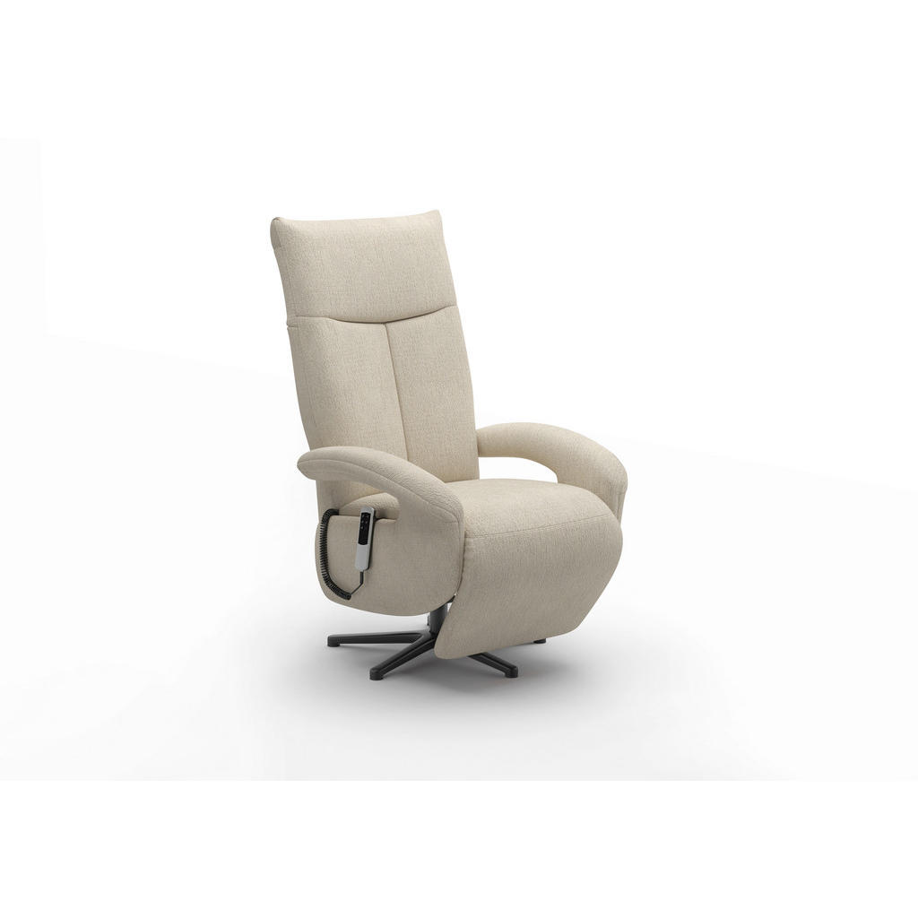 Thumbnail - Sit & More Relaxsessel Zoe, Sand, Textil, 74x112x82 cm, Goldenes M, Oeko-Tex® Standard 100, Made in Europe, DGM-Klimapak...