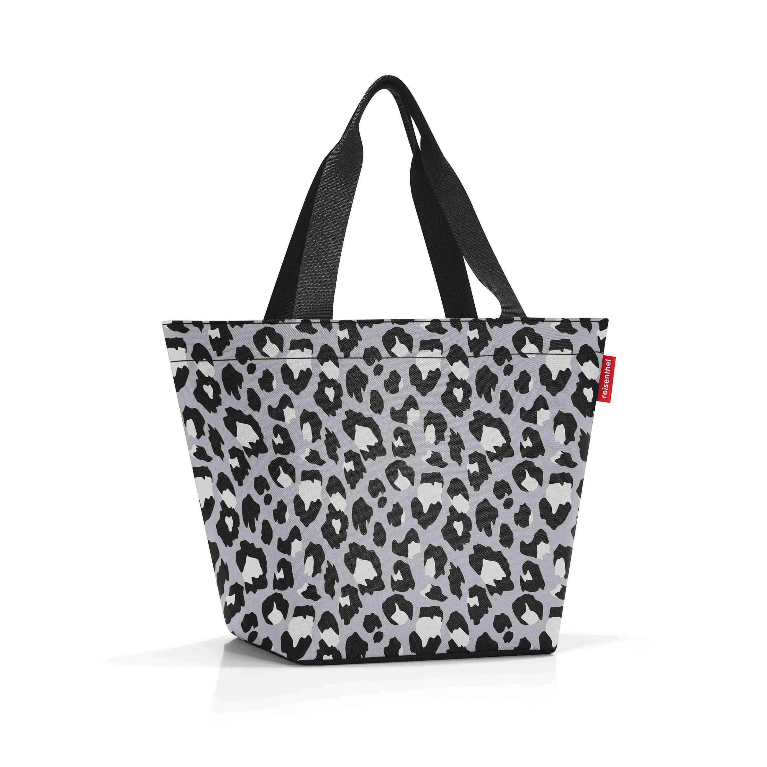 Reisenthel Einkaufstasche Shopper M leo nero Schwarz 51x30.5x26 cm