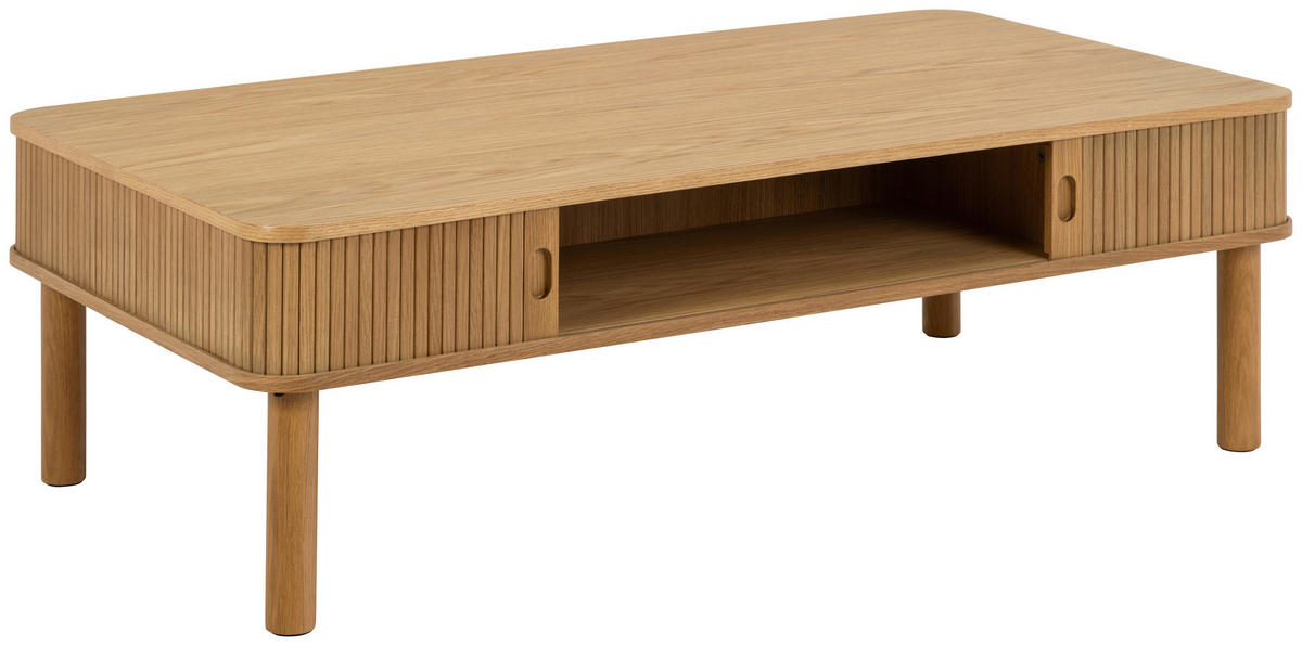 KLUBSKA MIZA, 130/40/70 cm barve hrasta  - barve hrasta, Trend, leseni material (130/40/70cm) - MID.YOU