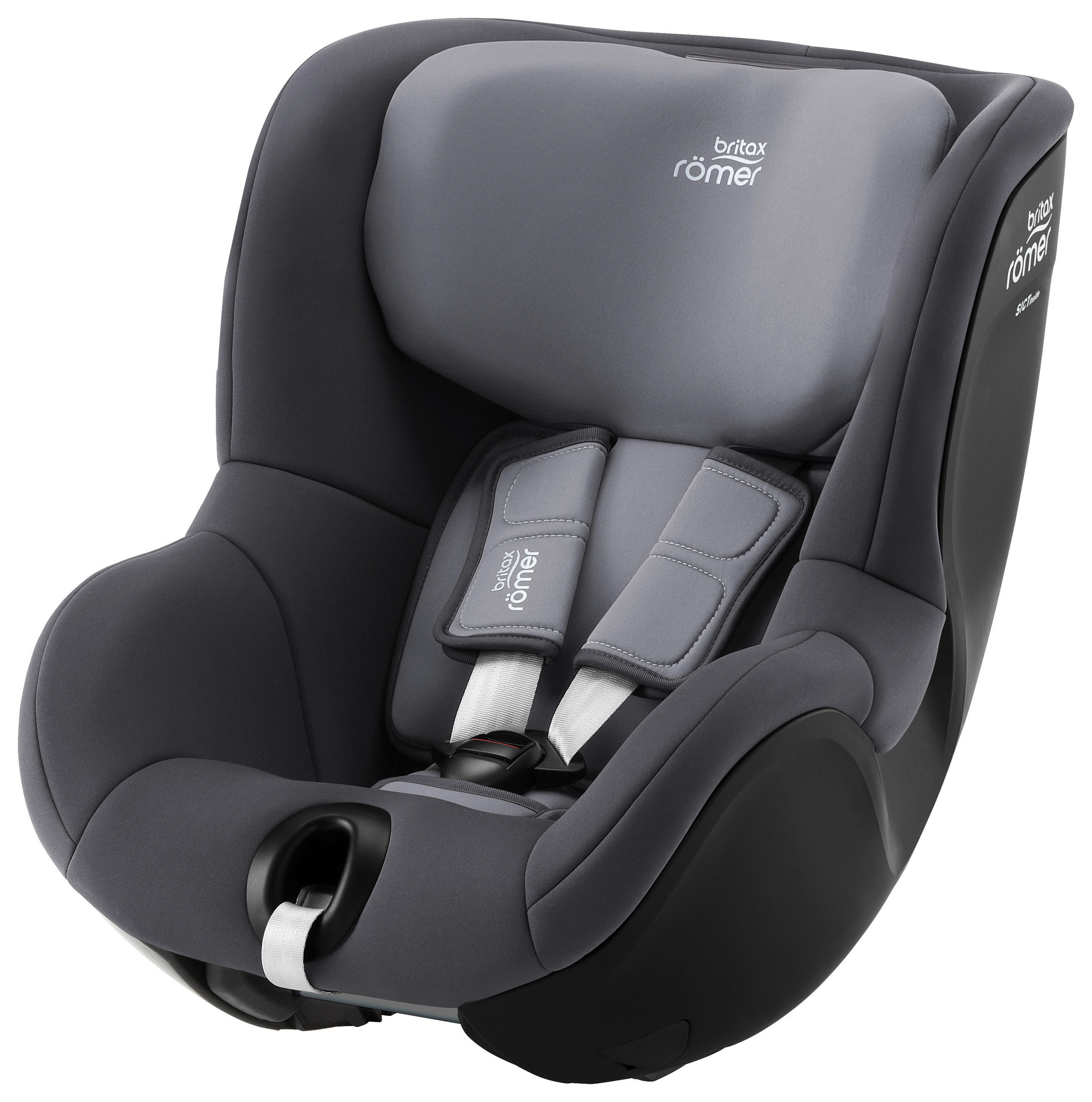 REBOARDER-KINDERSITZ DUALFIX 5Z  - Dunkelgrau/Grau, Basics, Textil (44/48/74cm) - Britax Römer