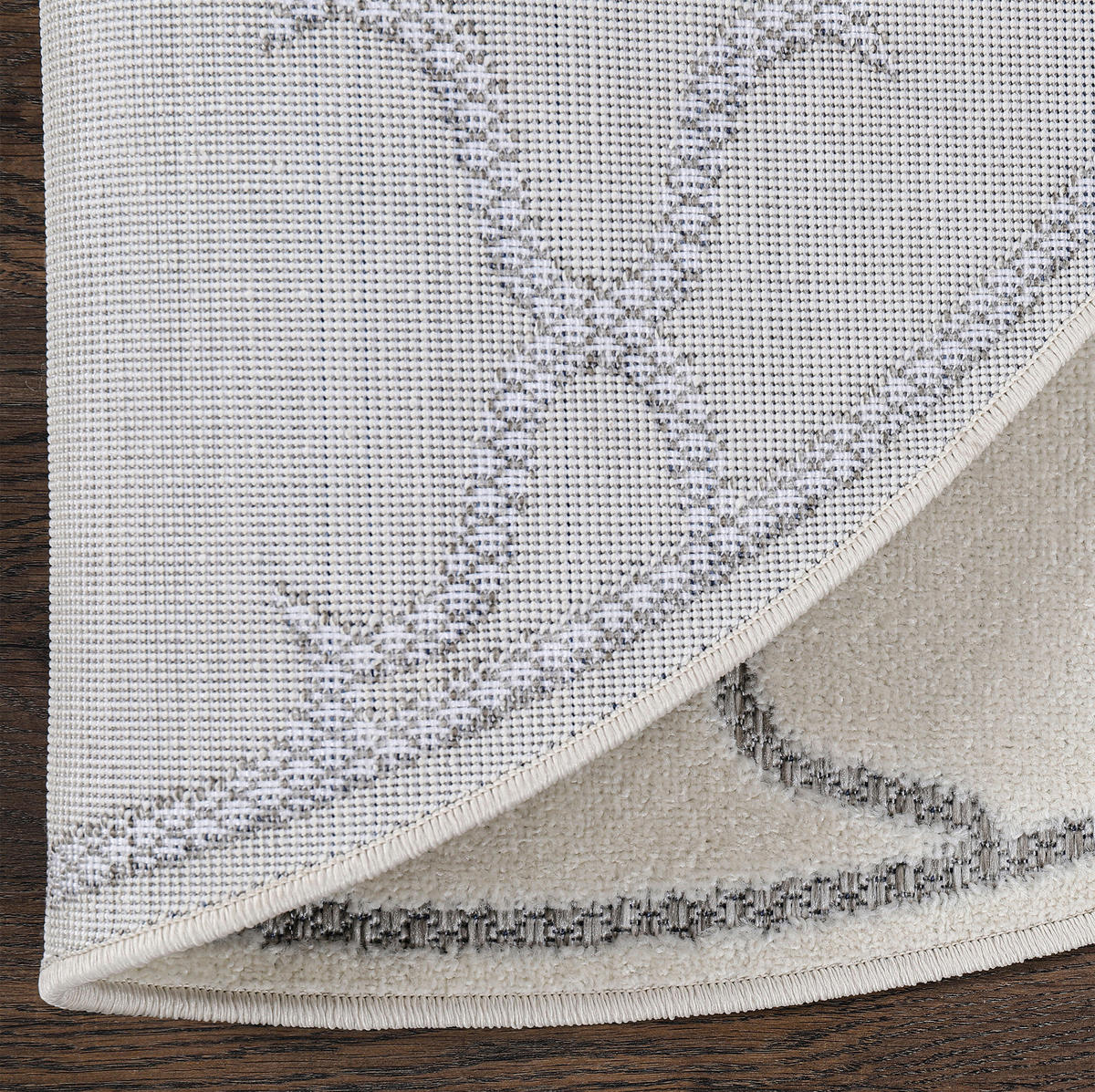 TEPIH ZA UNUTAR./VANJ. UPORAB  150 cm  krem  Berlin  - krem, Lifestyle, tekstil/plastika (150cm)