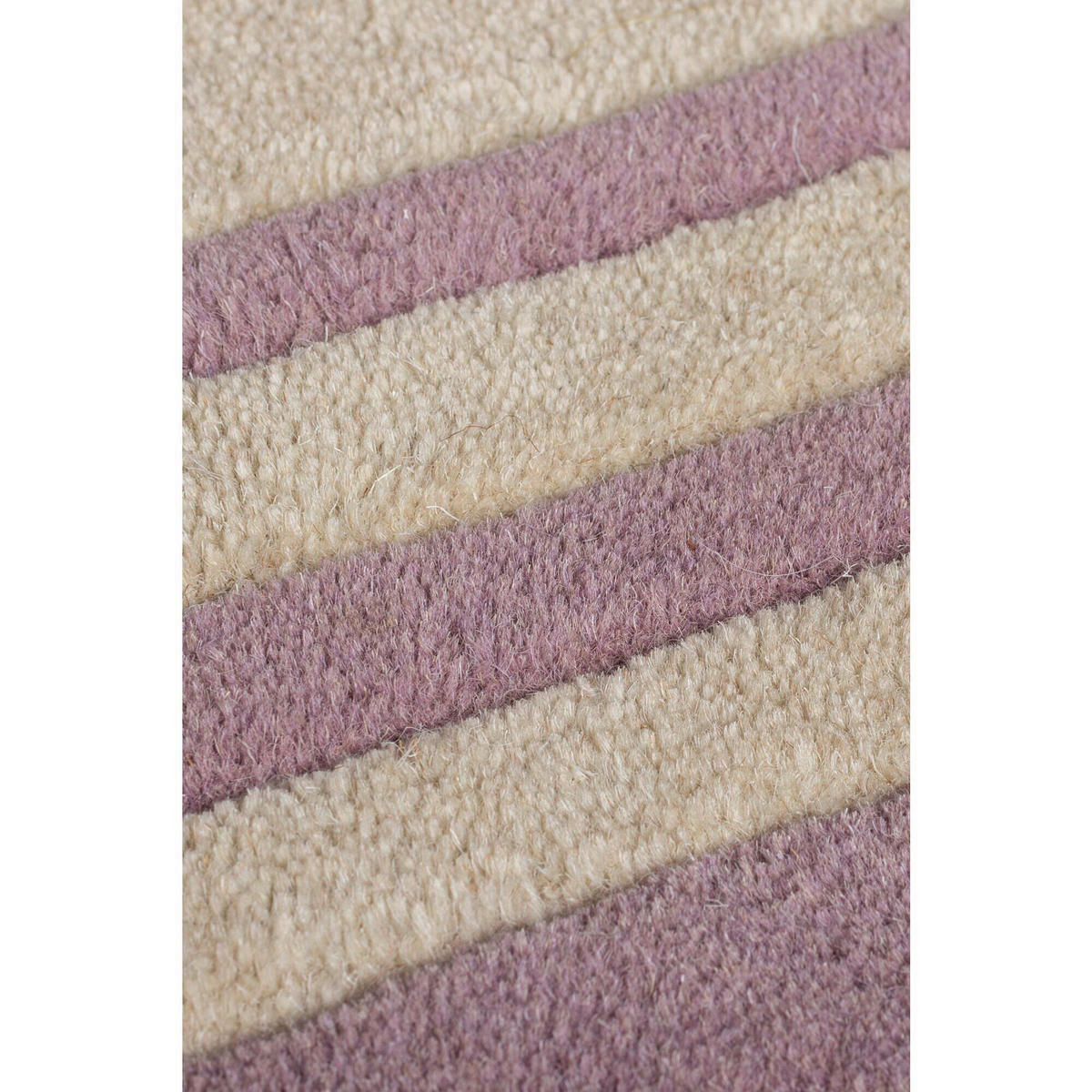HANDWEBTEPPICH 120/170 cm LOIS Lila, Beige  - Beige/Lila, KONVENTIONELL, Textil (120/170cm)