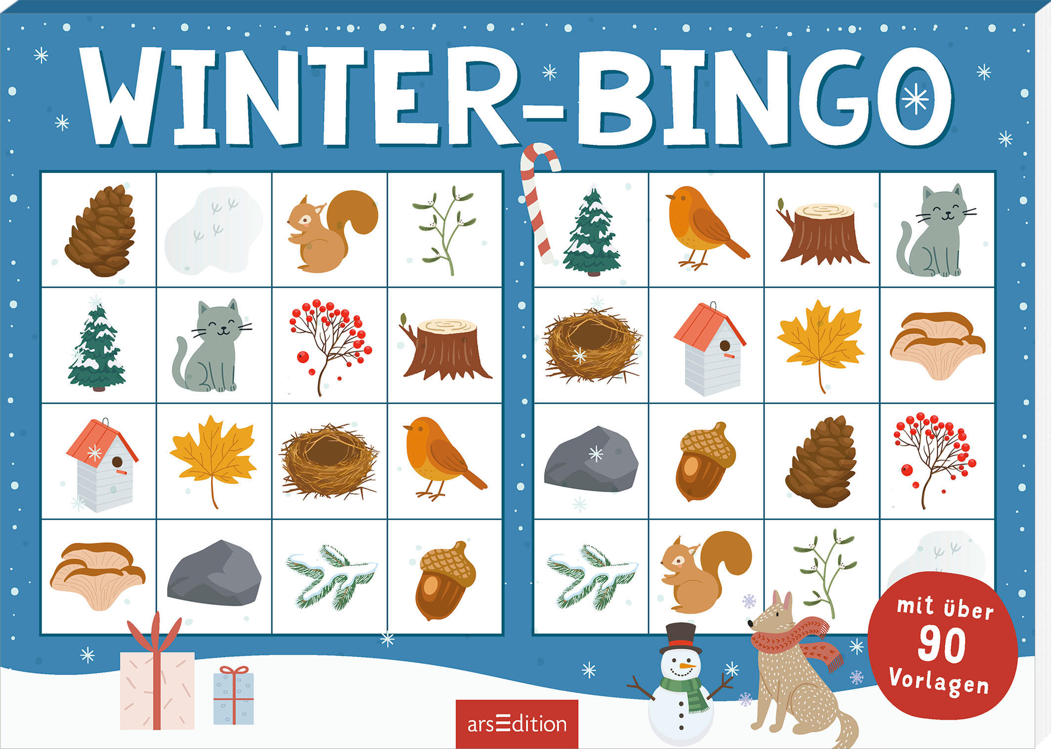 RÄTSELHEFT Winter-Bingo  - Multicolor, Basics, Papier (29,7/21/1cm)