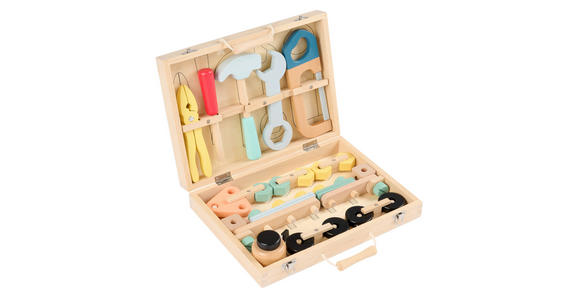 KINDER-WERKZEUGKOFFER  - Multicolor, Basics, Holz/Holzwerkstoff (31,5/23,5/5,9cm) - My Baby Lou