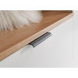 GARDEROBE  in 122/195/35 cm  - Weiß/Eiche Artisan, Design, Glas/Holzwerkstoff (122/195/35cm) - Xora