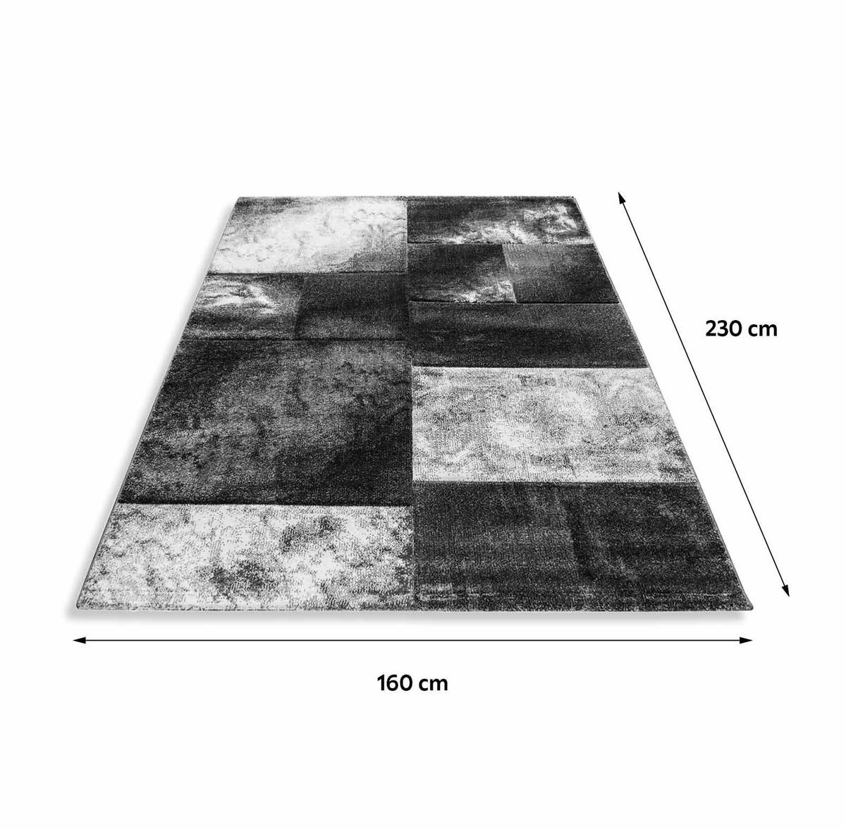 WEBTEPPICH 160/230 cm Hawaii 1710 Grau  - Grau, KONVENTIONELL, Textil (160/230cm) - Novel