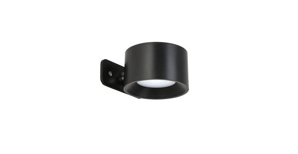 AKKU-WANDLEUCHTE - Schwarz, Basics, Kunststoff/Metall (9,2/8/4,5cm) - Novel