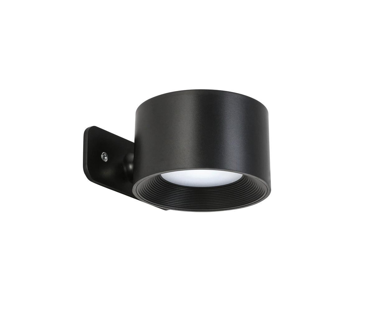AKKU-WANDLEUCHTE Spot 9,2/8/4,5 cm   - Schwarz, Basics, Kunststoff/Metall (9,2/8/4,5cm) - Novel