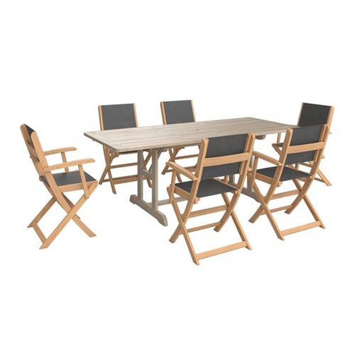 GARTENTISCH 150/210/90/74 cm  - Teakfarben, MODERN, Holz (150/210/90/74cm) - Ambia Garden