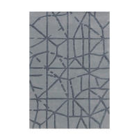 FLACHWEBETEPPICH  Wohnzimmer 170/240 cm Grau rechteckig  - Grau, Basics, Textil (170/240cm) - Kayoom