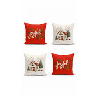 KISSENBEZUG-SET 43/43 cm  - Multicolor, Basics, Textil (43/43cm) - X-Mas