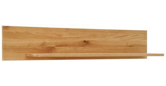 WANDBOARD Asteiche massiv Eichefarben  - Eichefarben, Design, Holz (130/22,5/26cm) - Linea Natura