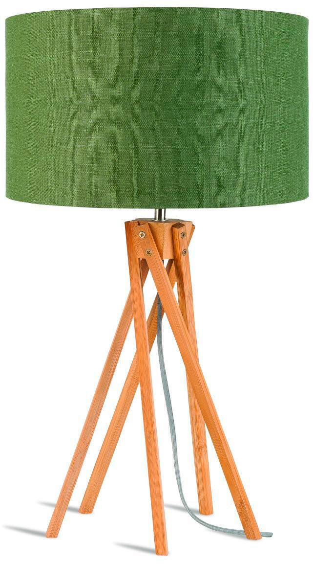BORDSLAMPA GOOD&MOJO  32/59/32 cm   - grön/naturfärgad, Trend (32/59/32cm) - Good & Mojo