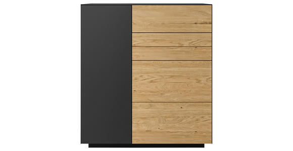 SCHUHSCHRANK 91/103/36 cm - Wildeiche/Anthrazit, Natur, Holz/Holzwerkstoff (91/103/36cm) - Dieter Knoll