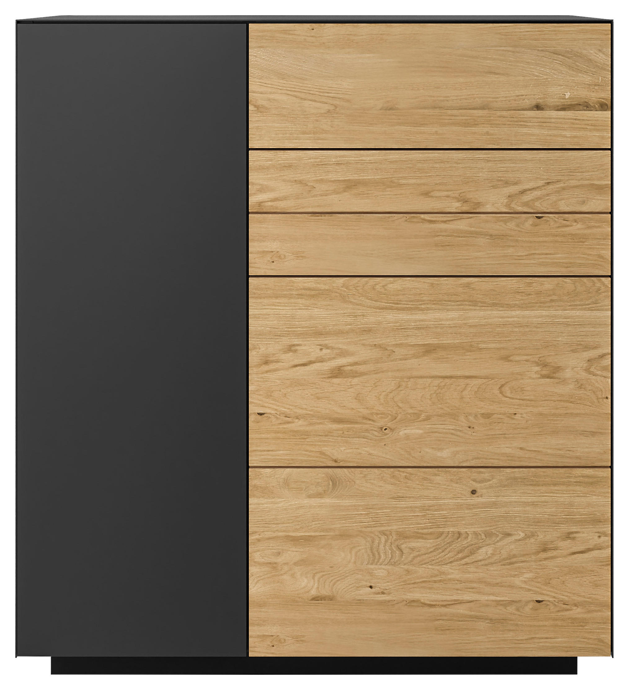 SCHUHSCHRANK 91/103/36 cm  - Wildeiche/Anthrazit, Natur, Holz/Holzwerkstoff (91/103/36cm) - Dieter Knoll