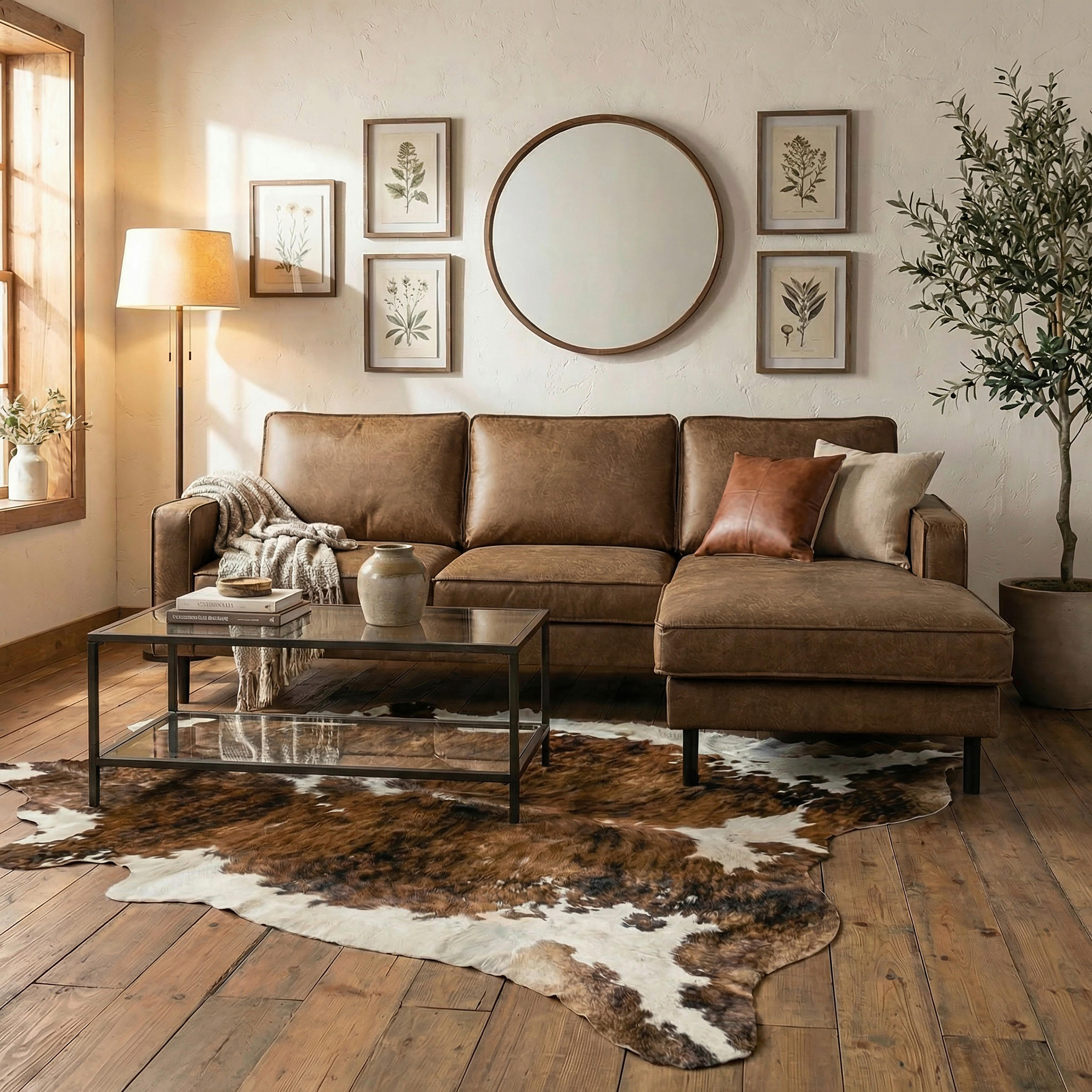 ECKSOFA Braun Echtleder Lederlook Bettkasten, Schlaffunktion, Rücken echt  - Schwarz/Braun, Design, Leder/Textil (166/238cm) - Livetastic