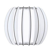 NÁSTENNÉ SVIETIDLO, 28,5/25 cm  - biela, Basics, kov/drevo (28,5/25cm) - Eglo