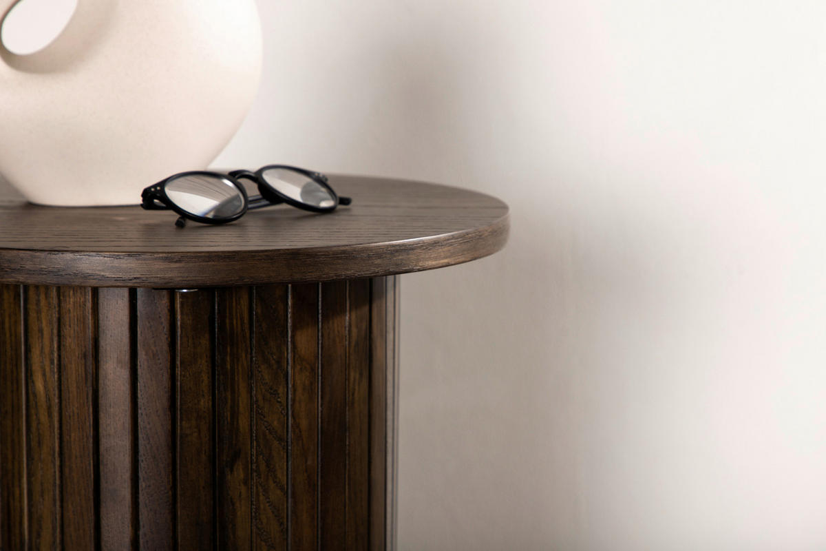 BEISTELLTISCH in Holzwerkstoff 40/40/65 cm  - Mokka, Design, Holzwerkstoff (40/40/65cm) - Livetastic