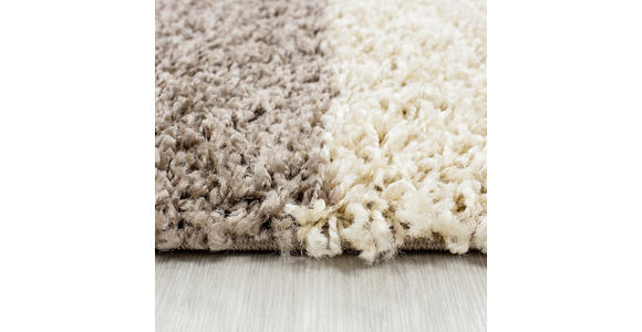 HOCHFLORTEPPICH 120/170 cm Life 1501 Braun, Weiß, Hellbraun - Hellbraun/Braun, KONVENTIONELL, Textil (120/170cm) - Novel