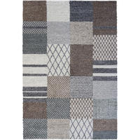 WEBTEPPICH 200/290 cm Mehari Creme, Grau, Grün  - Creme/Grau, KONVENTIONELL, Kunststoff/Textil (200/290cm) - Novel