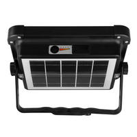 SOLARLEUCHTE  - Klar/Schwarz, Basics, Glas/Kunststoff (21,5/17,2/5,5cm) - Globo