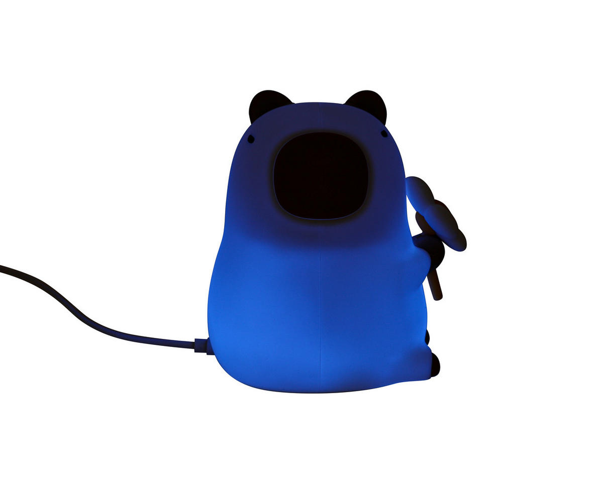 NACHTLICHT Capybara 9,2/11,1/9,1 cm   - Creme, Trend, Kunststoff (9,2/11,1/9,1cm) - Novel