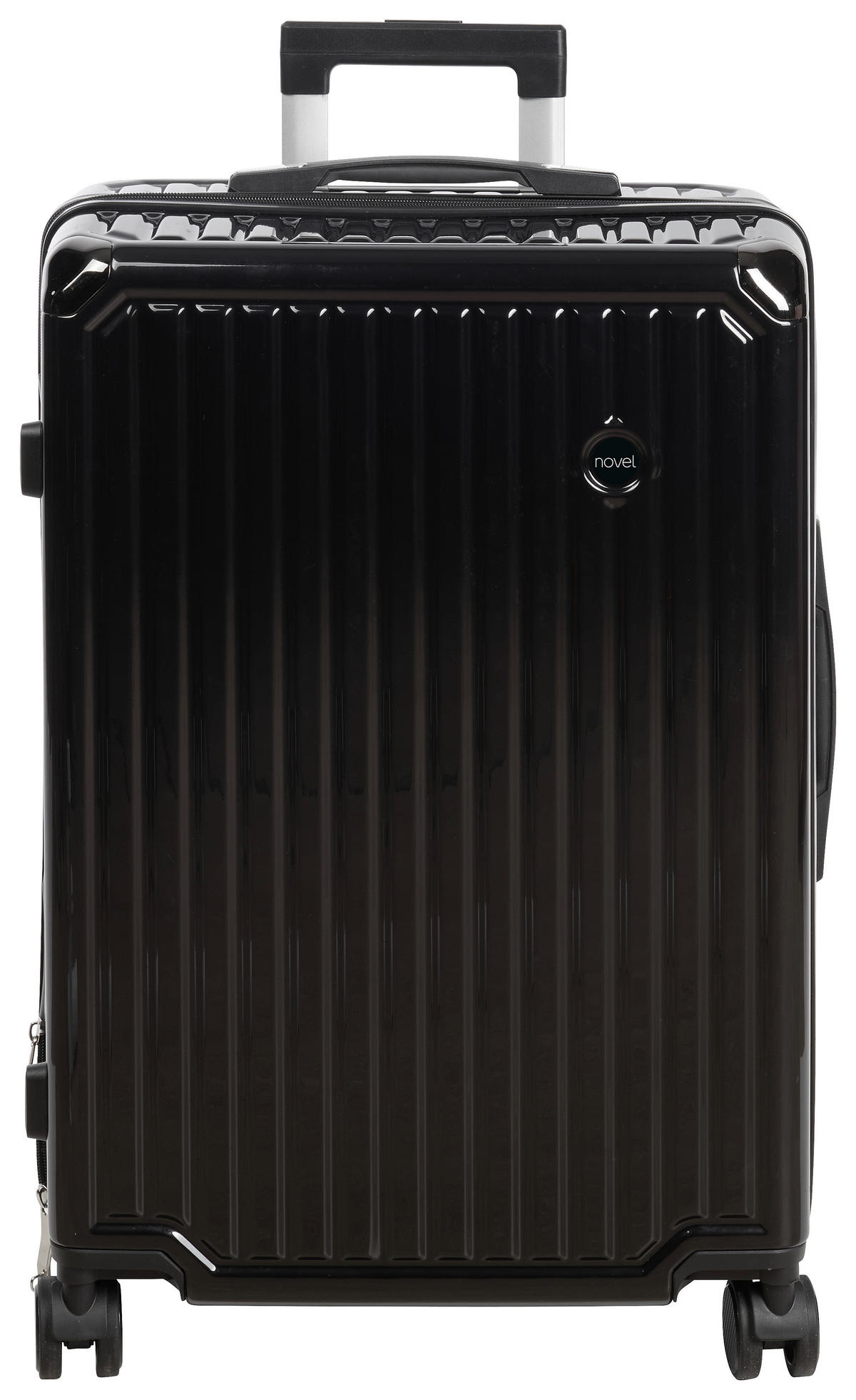 UTAZÓBŐRÖND - fekete, Design, műanyag/textil (44,5/65/26cm) - Novel