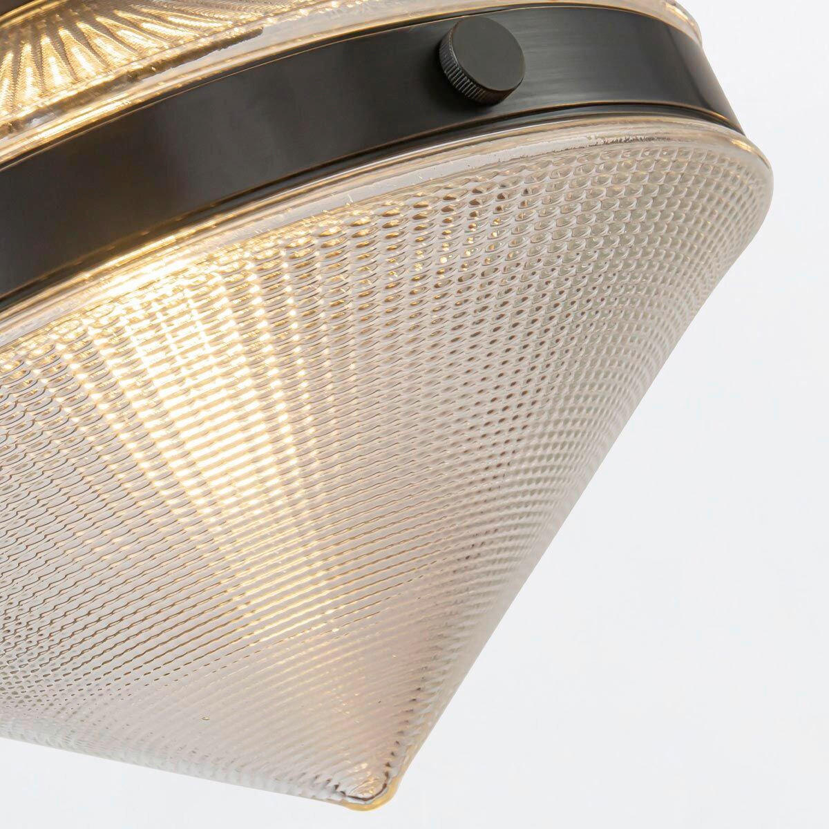 HÄNGELEUCHTE 103,1/37,6/136,5 cm  - Bronzefarben, KONVENTIONELL, Glas/Metall (103,1/37,6/136,5cm) - Elstead Lighting