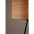 STEHLEUCHTE - Eschefarben/Schwarz, Design, Holz/Metall (50/150cm)