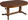 COUCHTISCH furniert, massiv oval Nussbaumfarben 120-160/75/56-72 cm  - Nussbaumfarben, Design, Holz (120-160/75/56-72cm) - Livetastic