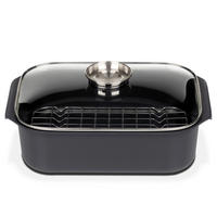 BRÄTER GOURMET 8 L  - Schwarz, Basics, Metall (26/40cm) - GSW