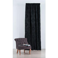 DRAPERIE CONFECȚIONATĂ black-out (nu permite trecerea luminii)  - negru, Basics, textil (140/245cm)