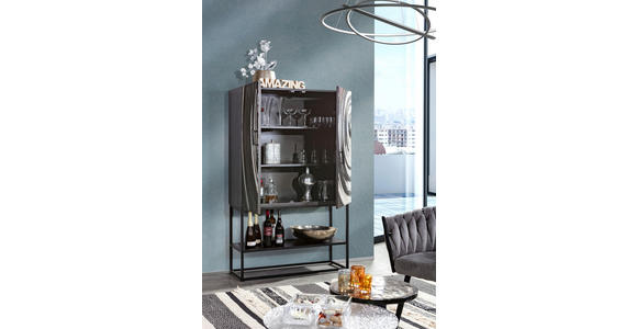 HIGHBOARD  in 100/160/44 cm  - Schwarz, Design, Holz/Holzwerkstoff (100/160/44cm) - Landscape