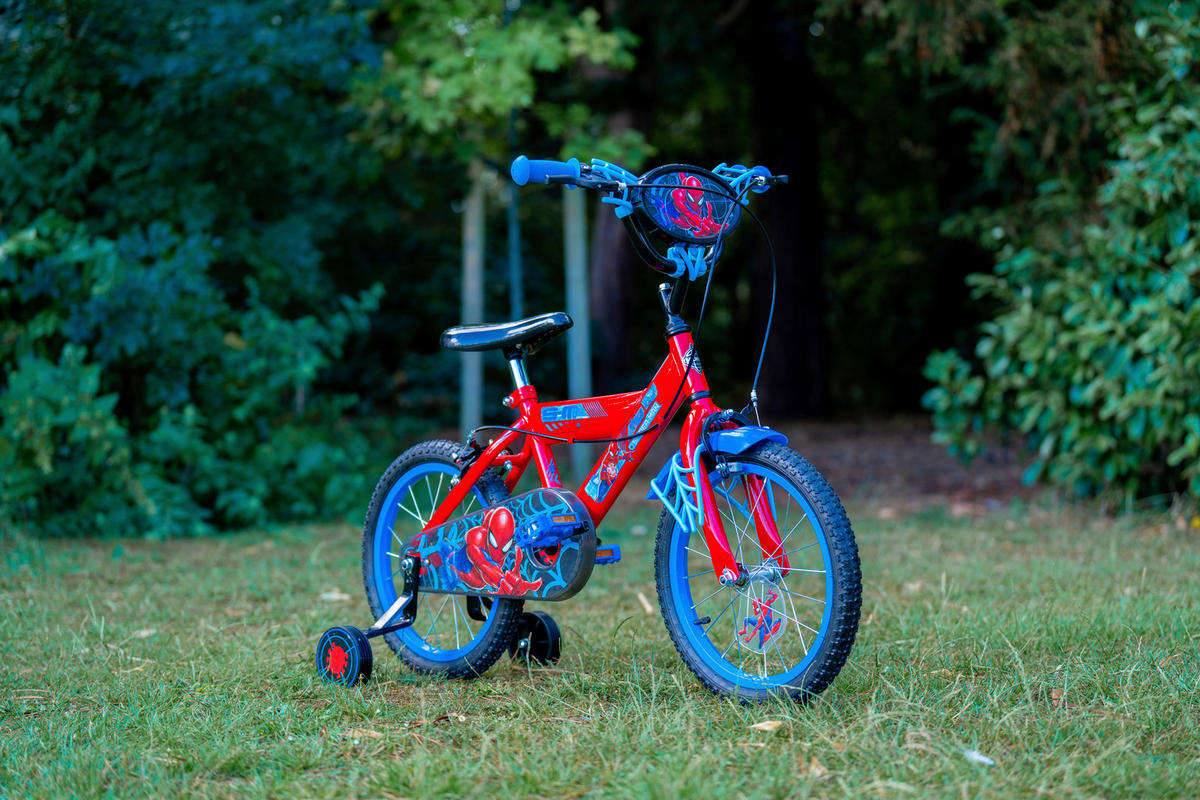KINDERFAHRRAD 16 Zoll  - Blau/Rot, Basics, Metall (54/86/112cm)