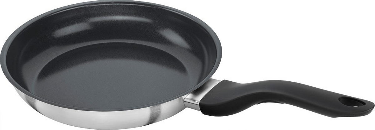 PFANNENSET Stream Ceramic Edelstahl 2-teilig  - Silberfarben, Basics, Metall - Henckels by ZWILLING