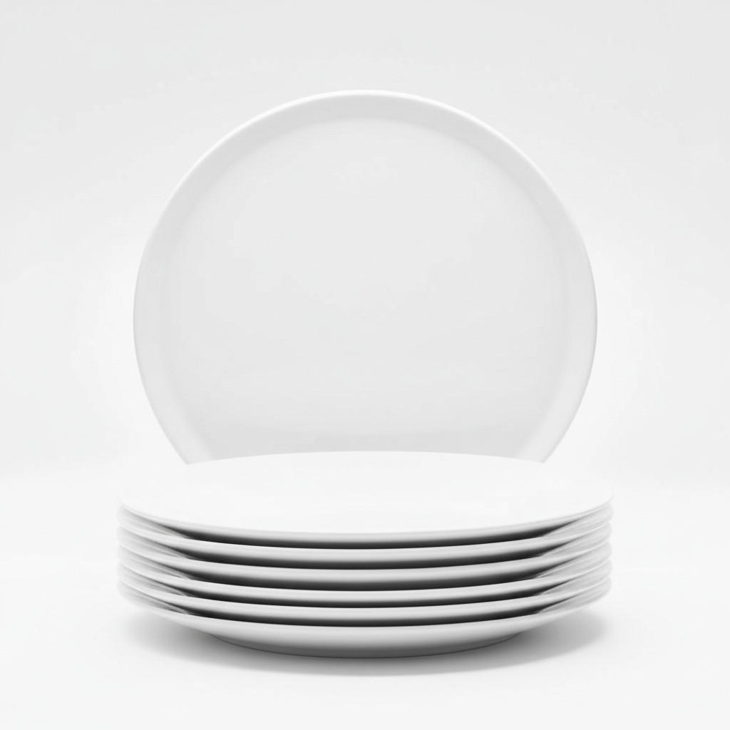 PIZZATELLER Porzellan 6-teilig Wellco  - Weiß, Basics, Keramik (33cm) - Van Well